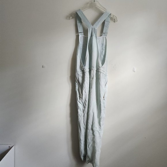 *SOLD* Aritzia Wilfred Free Valletta overalls mint green sz XXS - Picture 3 of 4